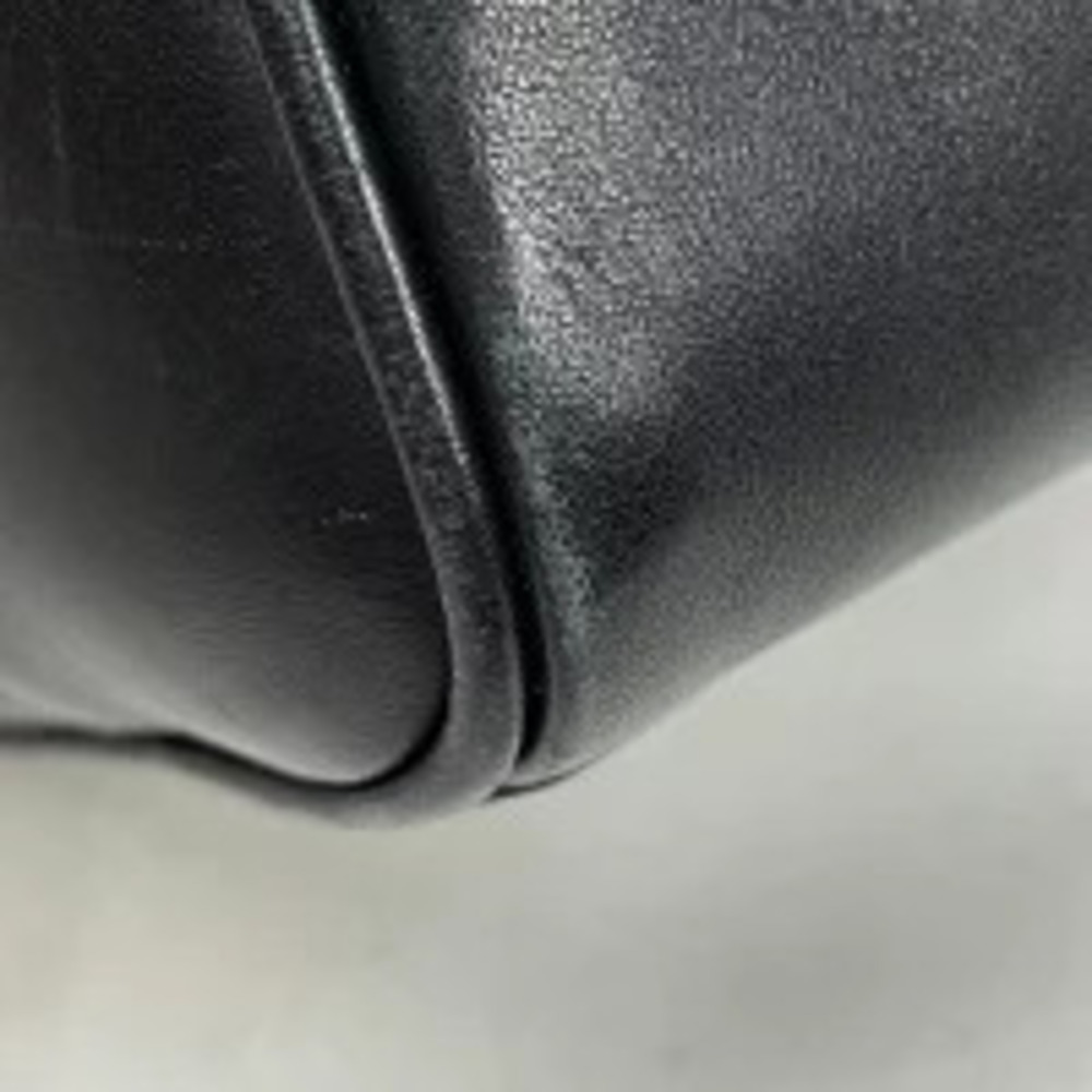 Saint Laurent 2way Shoulder Duffle Black Baby Bag Leather